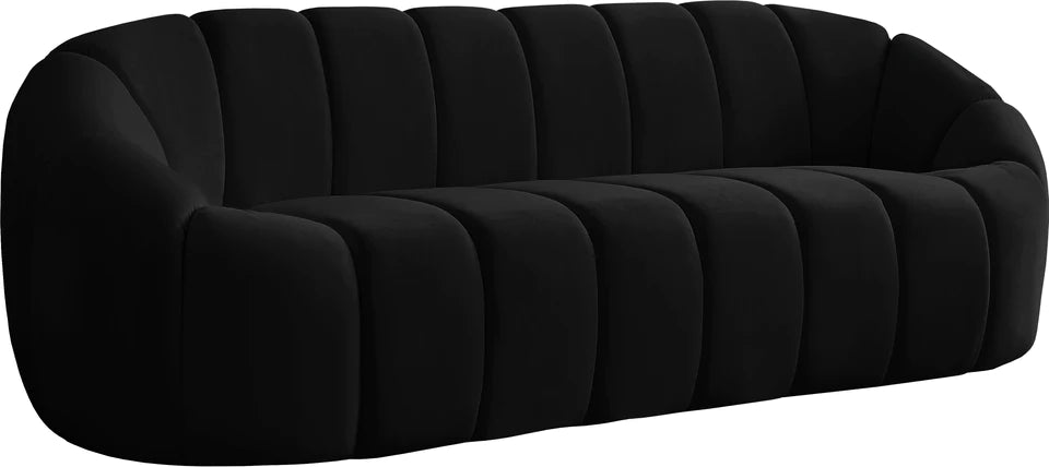 Elijah Green Velvet Sofa