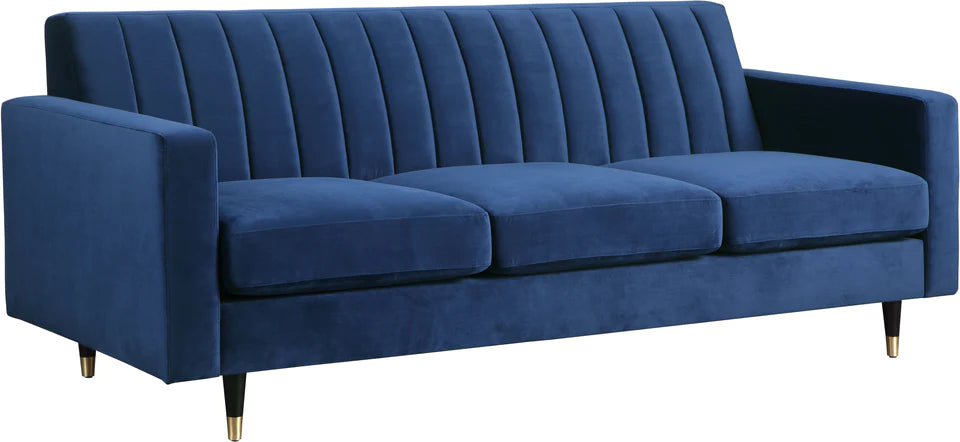 Lola Olive Velvet Sofa