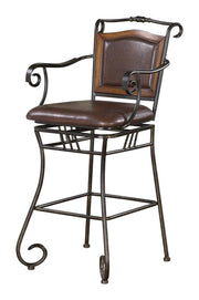 Traditional Metal Bar Stool image