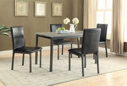 Garza Black Upholstered Side Chair image