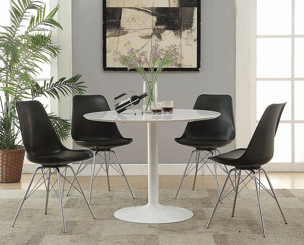 Lowry Contemporary Black Dining Chair image