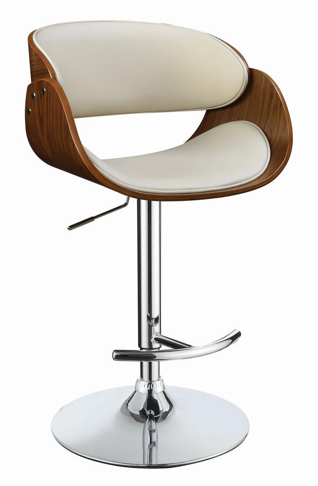 Modern Ecru Adjustable Bar Stool image