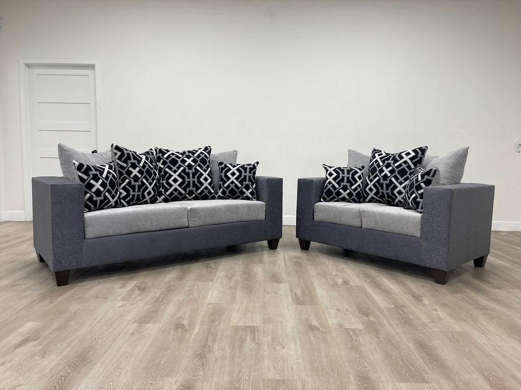 110-2TONE Sofa and Loveseat ***NEW ARRIVAL***