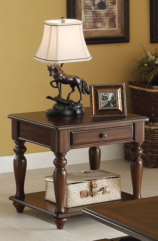 Acme Farrel End Table in Walnut 82746 image