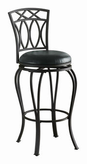 G122060 Casual Black Metal Bar Stool image