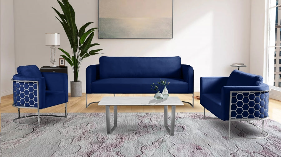 Casa Collection Blue Living Room Set