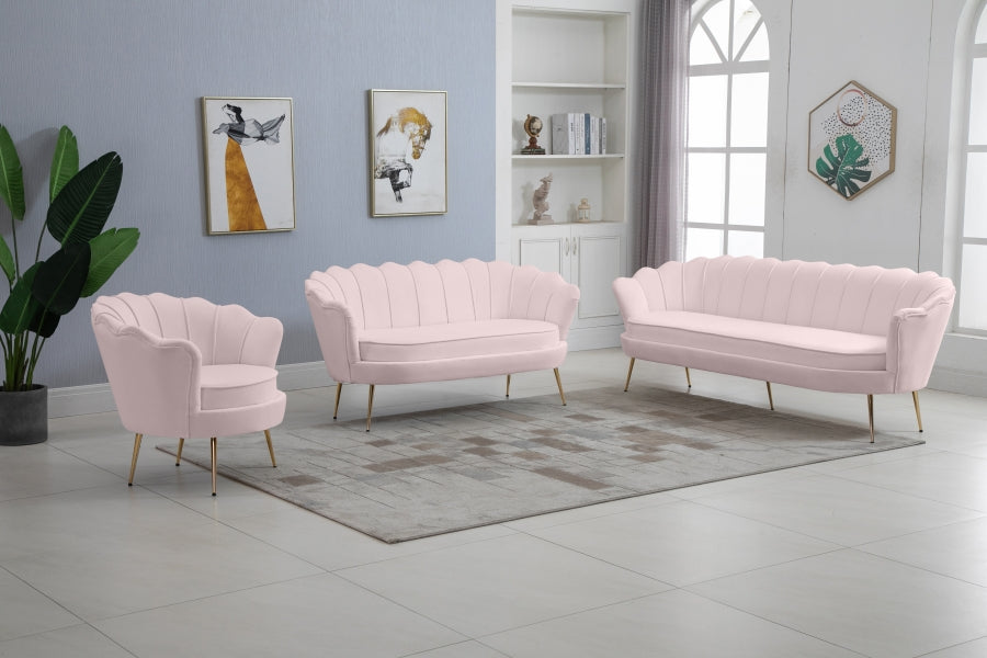 Gardenia Collection Pink Living Room Set