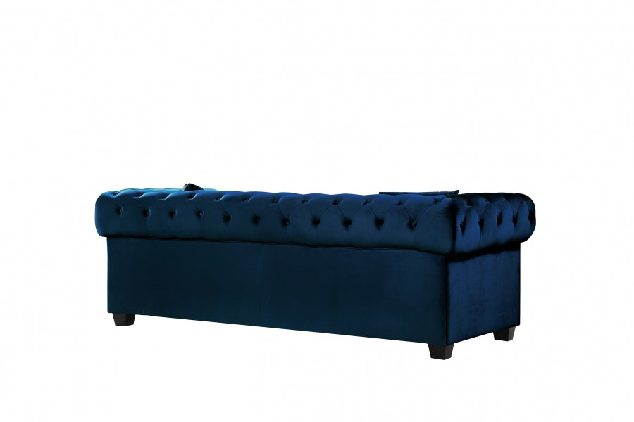 Bowery  Collection Blue Living Room Set
