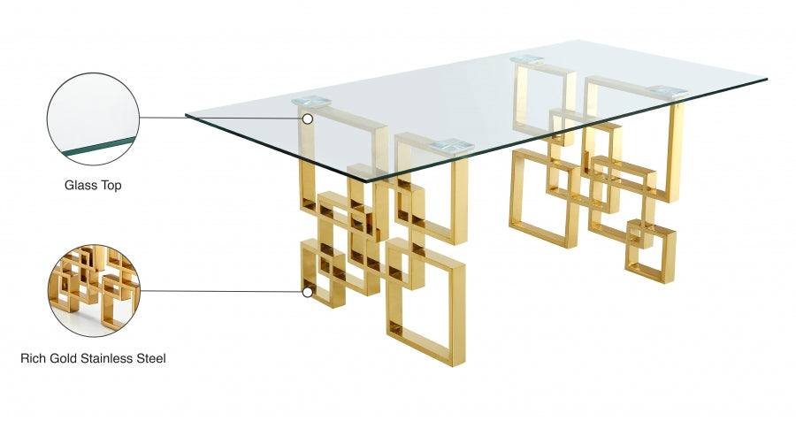 Mesa de comedor Pierre Gold