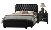 Acme Ireland Eastern King PU Platform Bed in Black 14347EK image