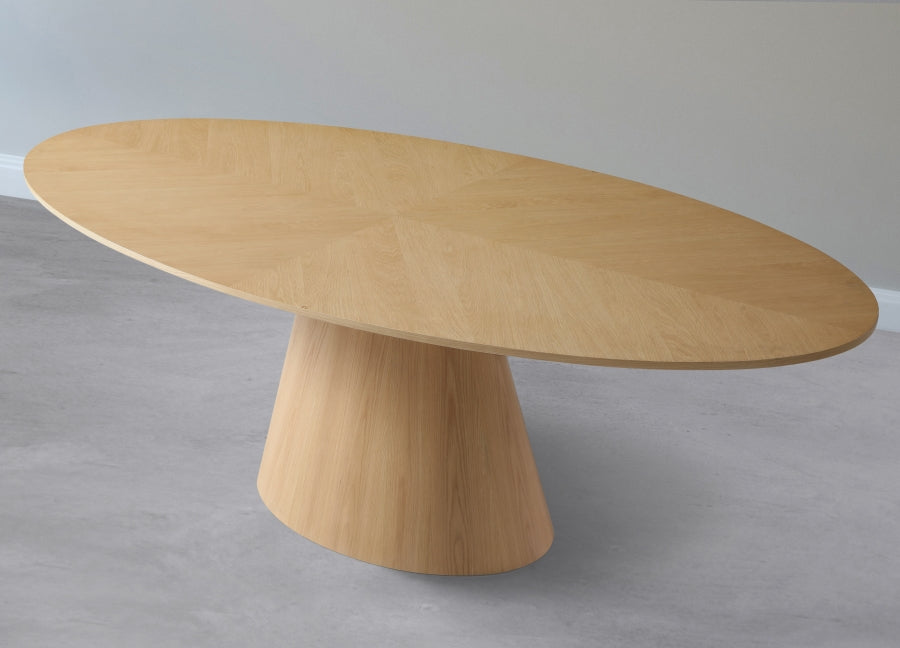 Mesa de comedor Gavin roble blanco