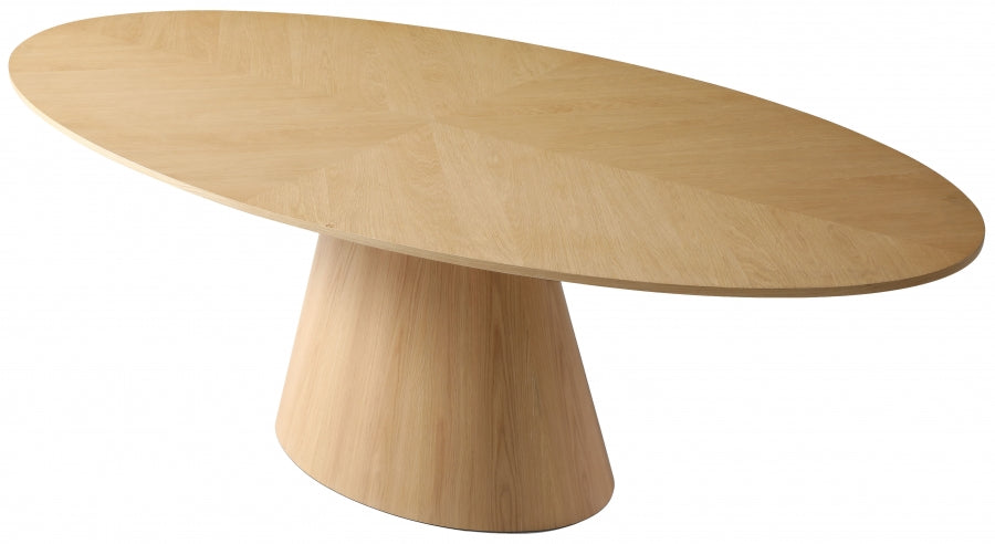 Mesa de comedor Gavin roble blanco