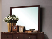 Conner Casual Cappuccino Rectangular Dresser Mirror image