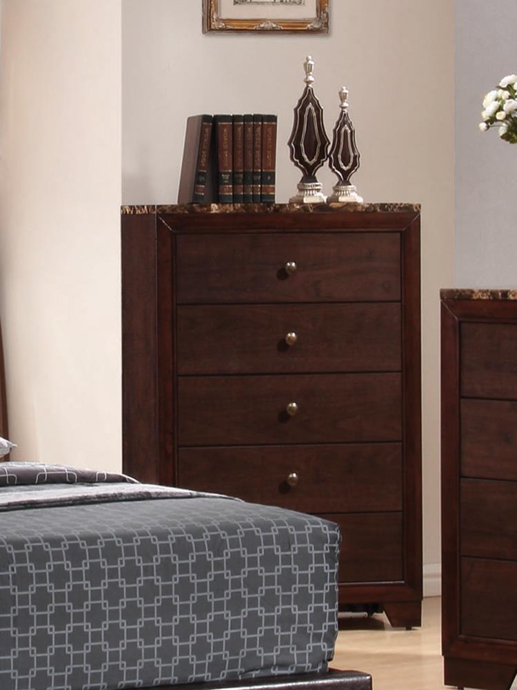 Conner Casual Cappuccino Five-Drawer Chest image