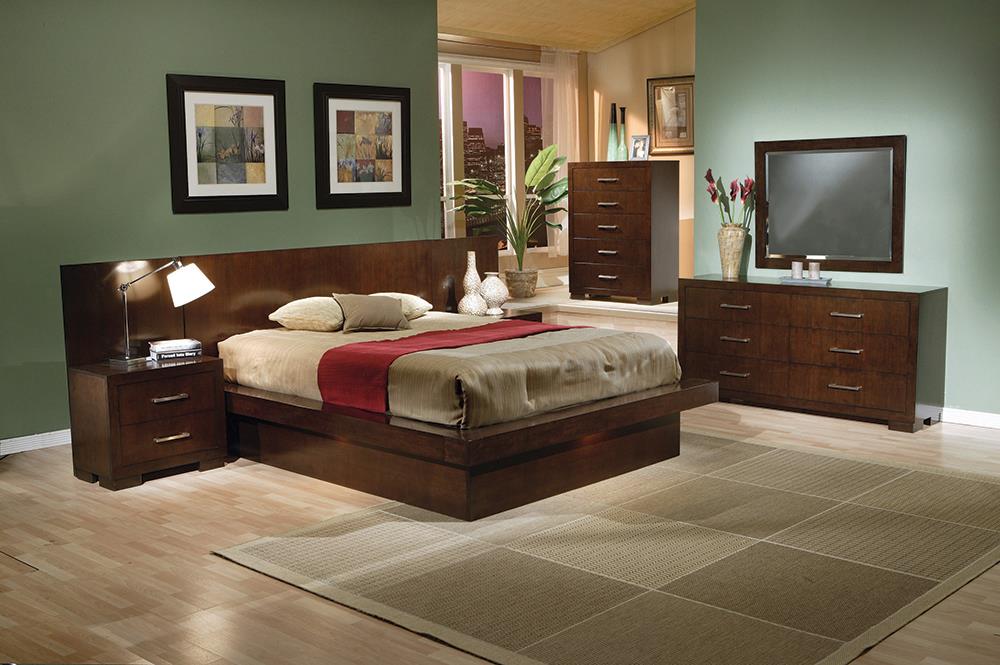 Jessica Dark Cappuccino King Five-Piece Bedroom Set image