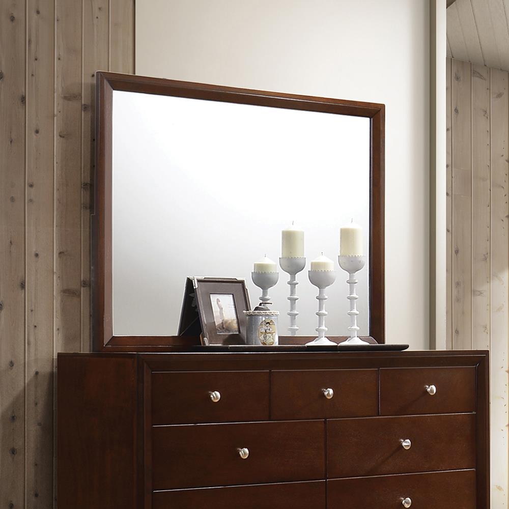 Serenity Rich Merlot Dresser Mirror image