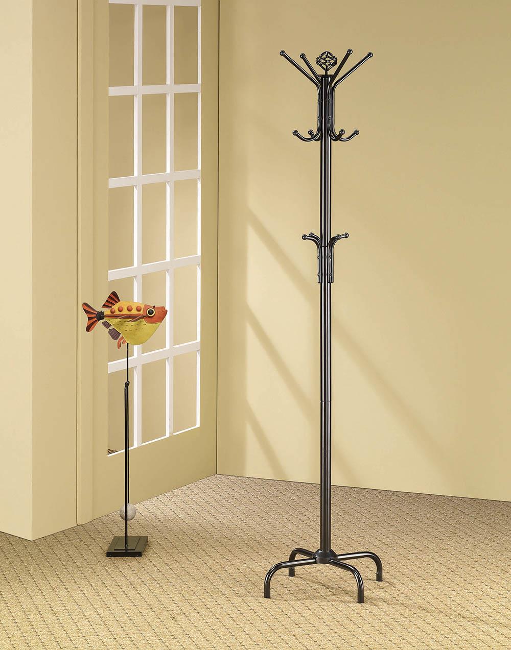 G2019 Contemporary Stain Black Coat Rack image