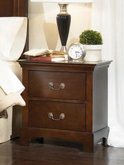 Tatiana Transitional Two-Drawer Nightstand image