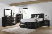 Briana Transitional Black Eastern King Five-Piece Bedroom Set image