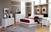 Jessica Contemporary White Eastern King Four-Piece Set image