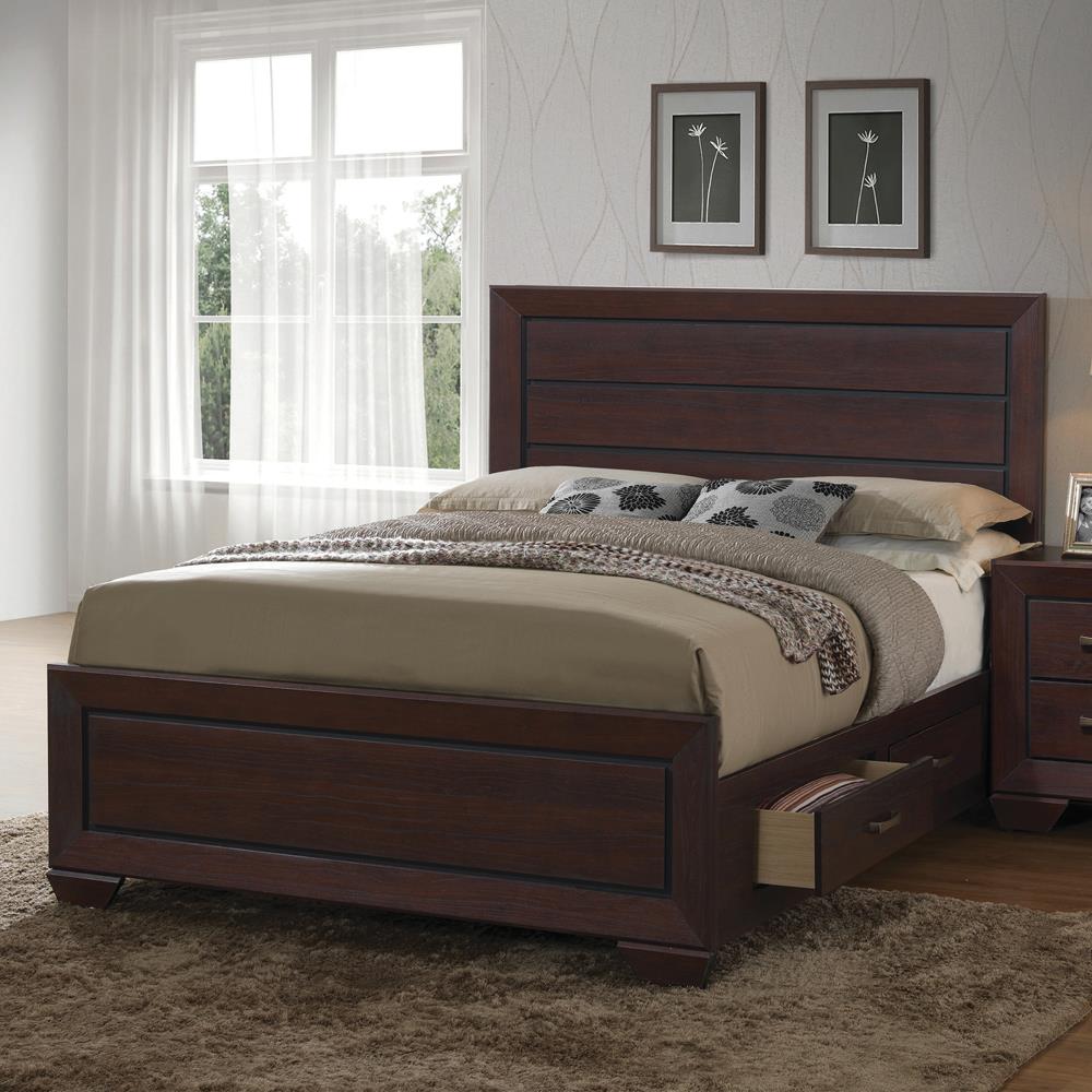 G204393 Fenbrook Transitional Dark Cocoa California King Bed image