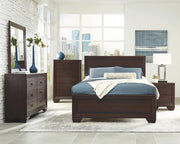 Fenbrook Transitional Dark Cocoa California King Four-Piece Set image