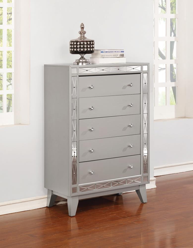 Leighton Contemporary Five-Drawer Chest image