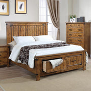 Brenner Rustic Honey Full Storage Bed image