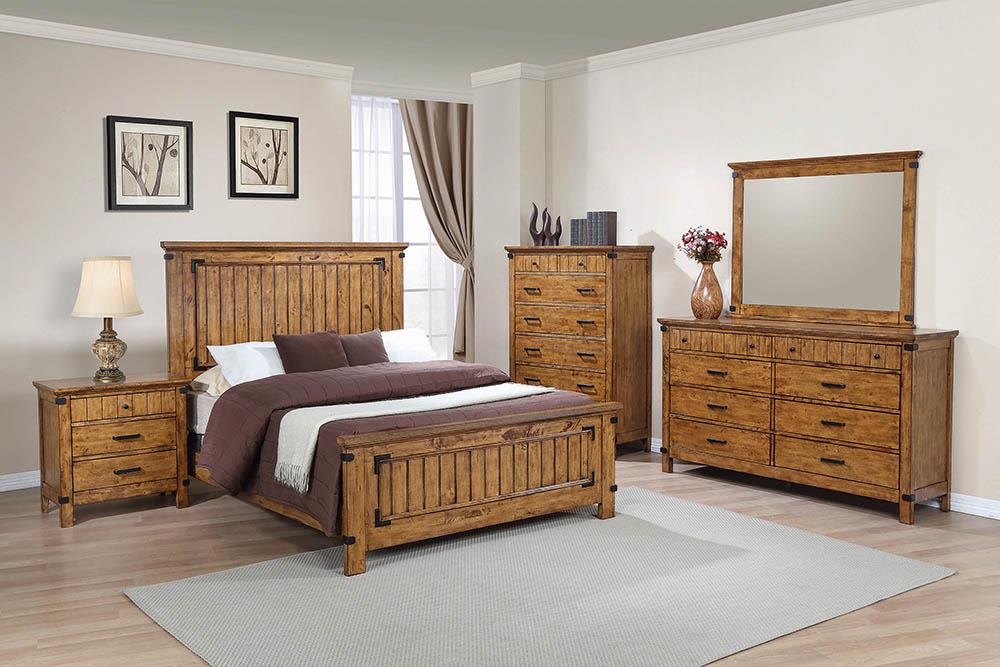 Brenner Rustic Honey California King Bed image