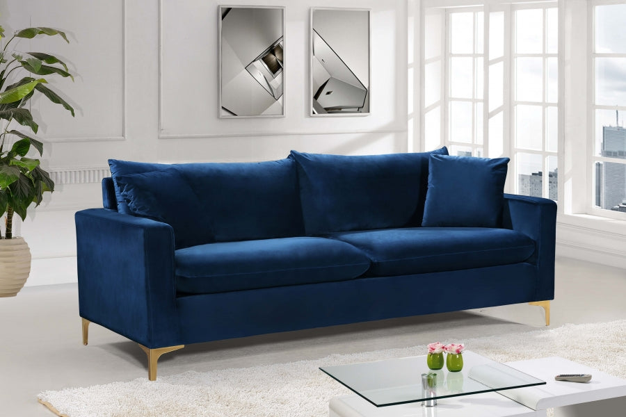 Naomi Collection Blue Living Room Set