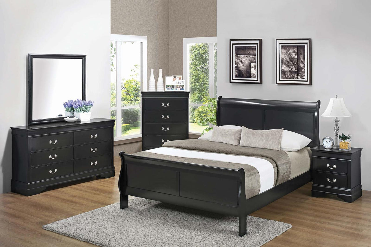 G212411 E King 5pc Set (ke.bed,Ns,Dr,Mr,Ch) image