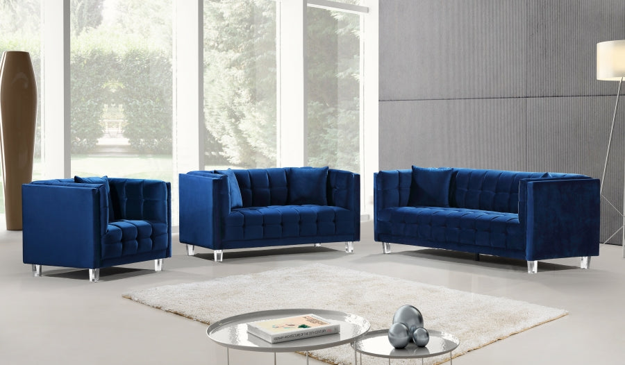 Mariel Collection Blue Living Room Set