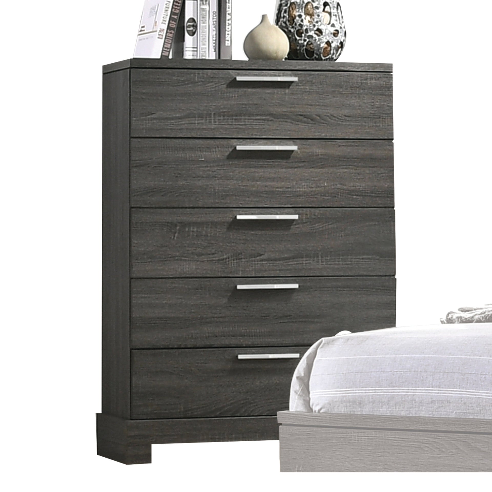 Lantha Gray Oak Chest image