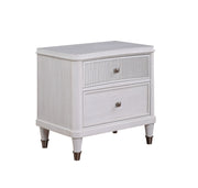 Celestia Off White Nightstand (Reeded Top Drw) image