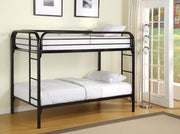 G2256 Contemporary Twin Black Metal Bunk Bed image