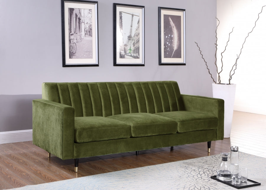 Lola Collection Green Living Room Set