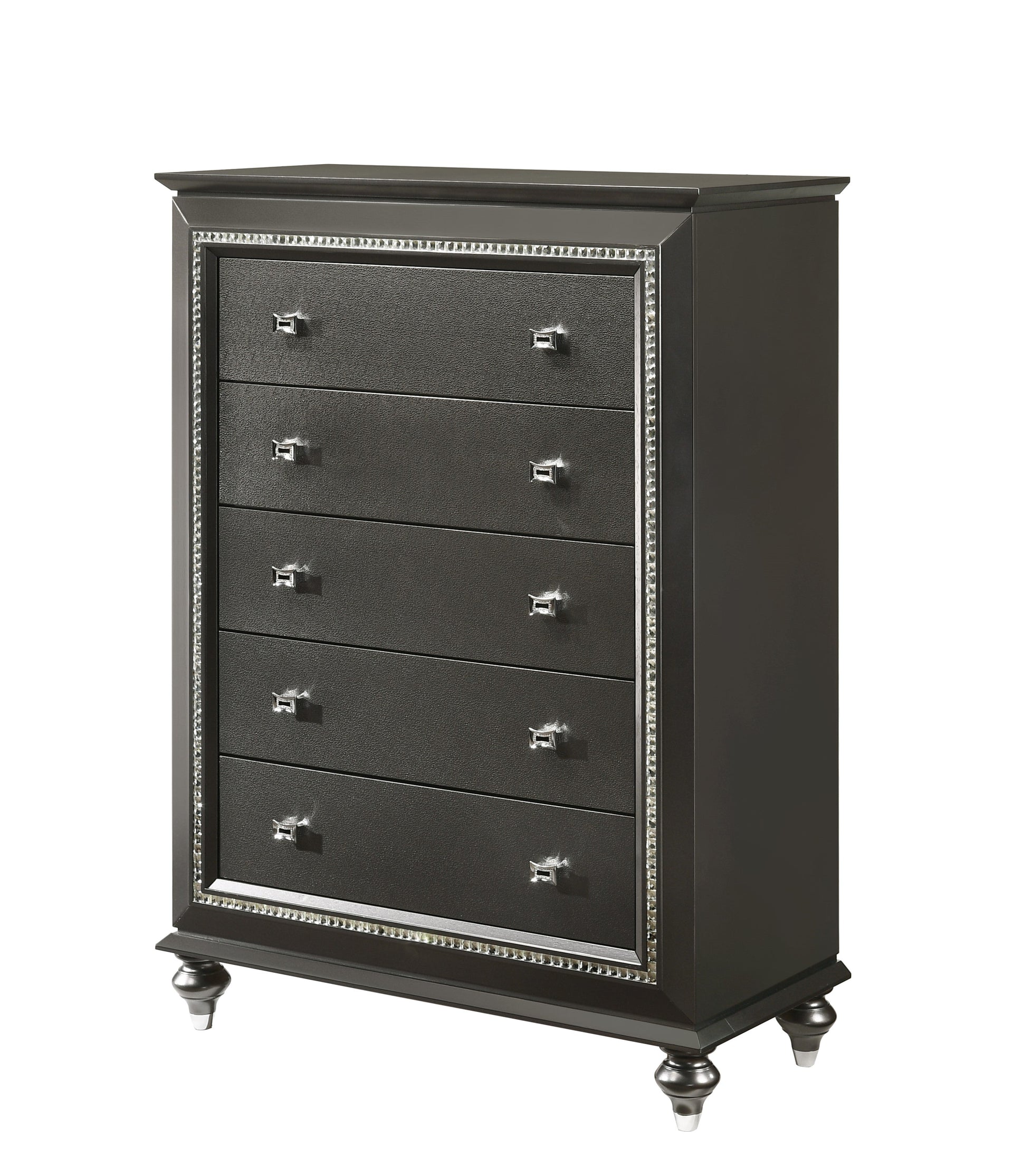 Kaitlyn Metallic Gray Chest image