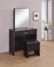 Cappuccino Vanity and Storage Bench image