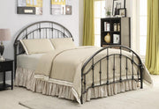 Maywood Transitional Black Metal Eastern King Bed image