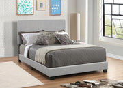 Dorian Grey Faux Leather Upholstered Queen Bed image