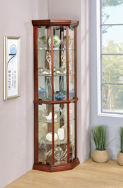 Traditional Medium Brown Curio Cabinet image