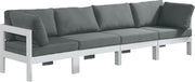 Nizuc Grey Waterproof Fabric Outdoor Patio Modular Sofa image