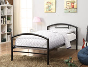 Baines Black Metal Bed image