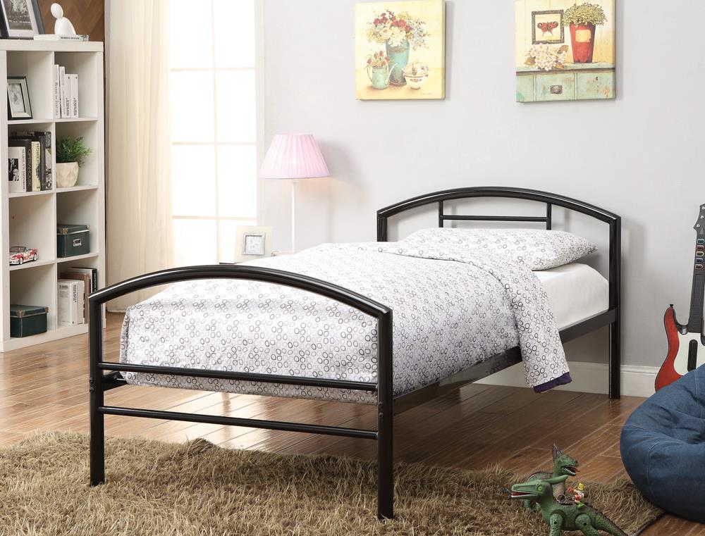 Baines Black Metal Bed image