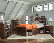 Greenough Transitional Maple Oak Twin Four-Piece Set image