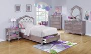 Caroline Metallic Lilac Twin Five-Piece Set image