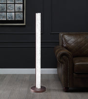 Vreni Clear & Brown Floor Lamp image