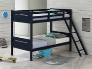 405051BLU TWIN/TWIN BUNK BED image