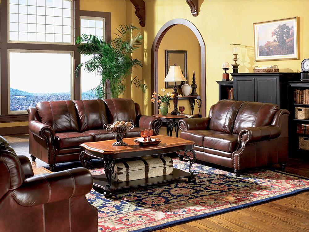 Princeton Traditional Burgundy Sofa image