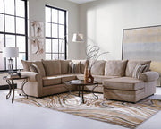 Fairhaven Transitional Cream Herringbone Sectional image